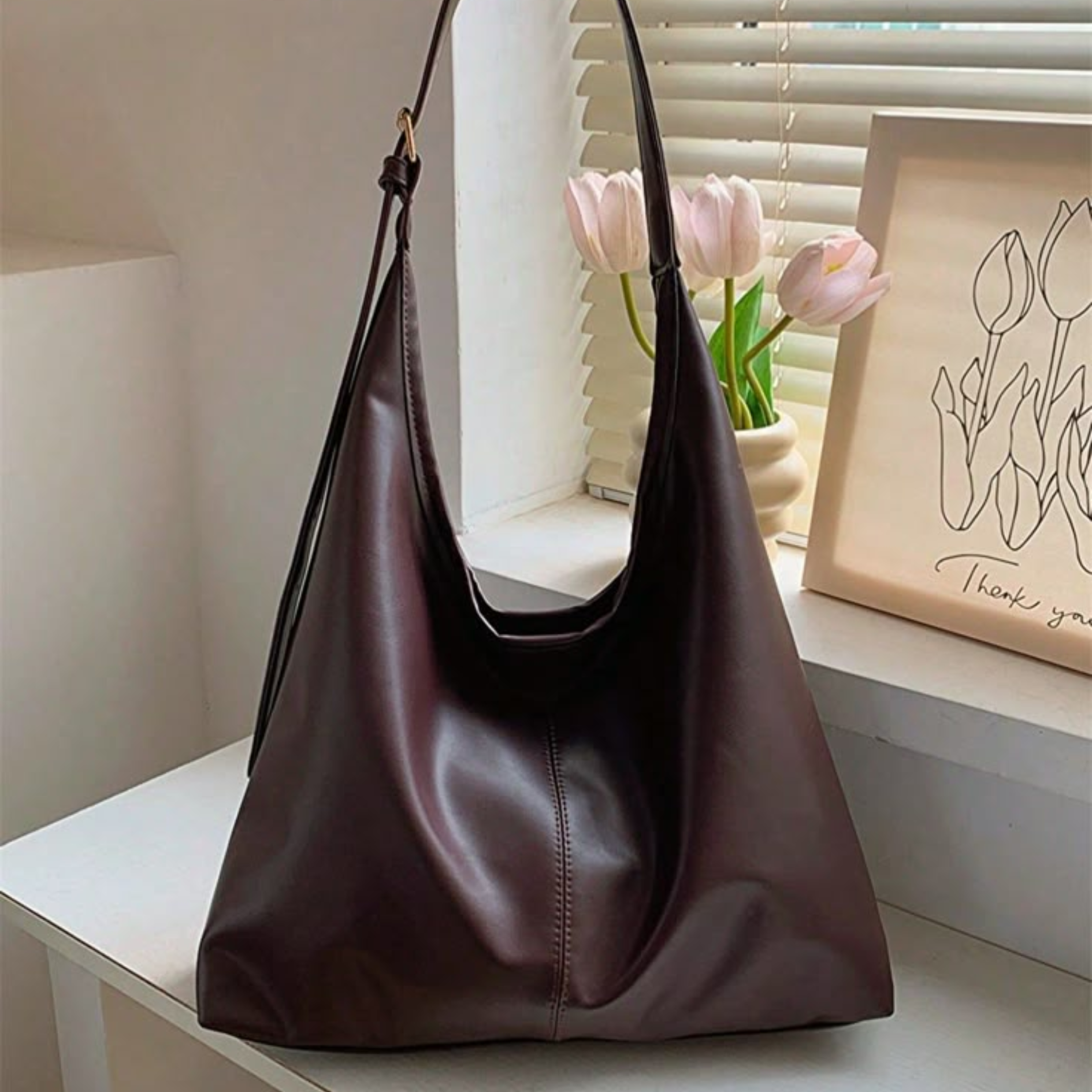 Bolsa de Ombro Soft Moderna + Necessaire de Brinde – Miga Sua Bolsa