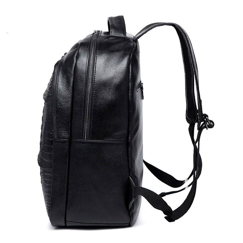 Mochila Executiva em Couro Celesto Rustic