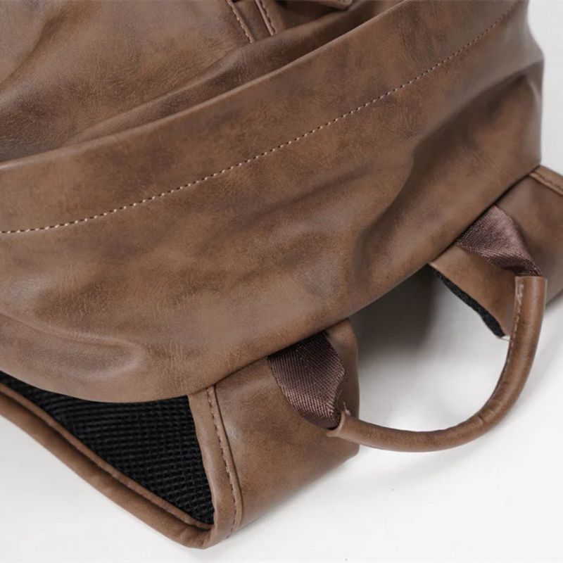 Mochila Executiva em Couro Celesto Stock