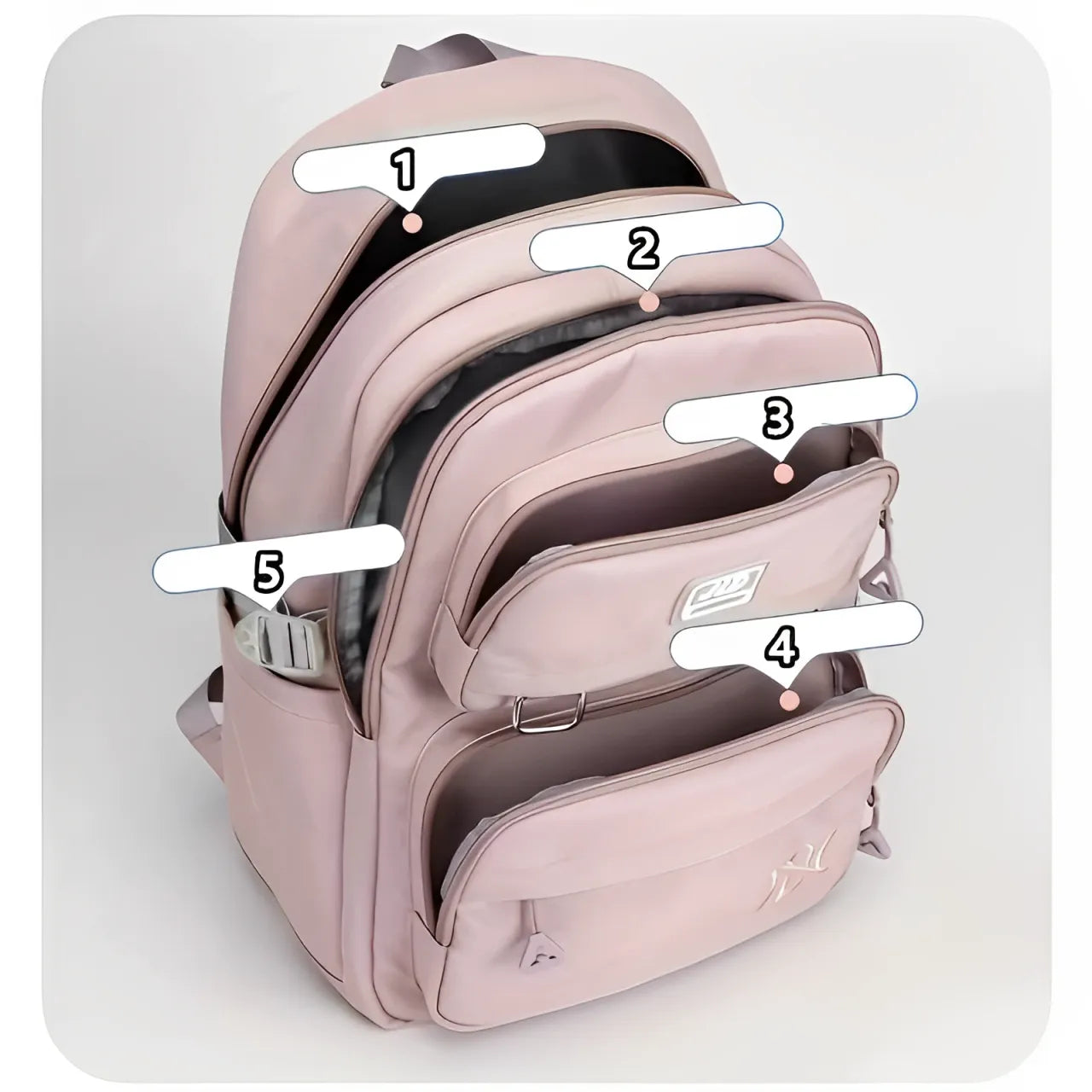 Bolsa Mochila Feminina Escolar Grande JLD | Miga Sua Bolsa