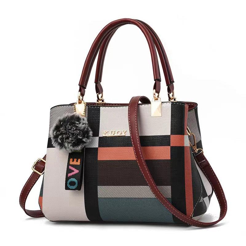Bolsa de Ombro Feminina Vittoria Plaid – Miga Sua Bolsa