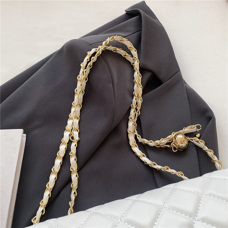 Bolsa Feminina Acolchoado Modelo Chain – Miga Sua Bolsa