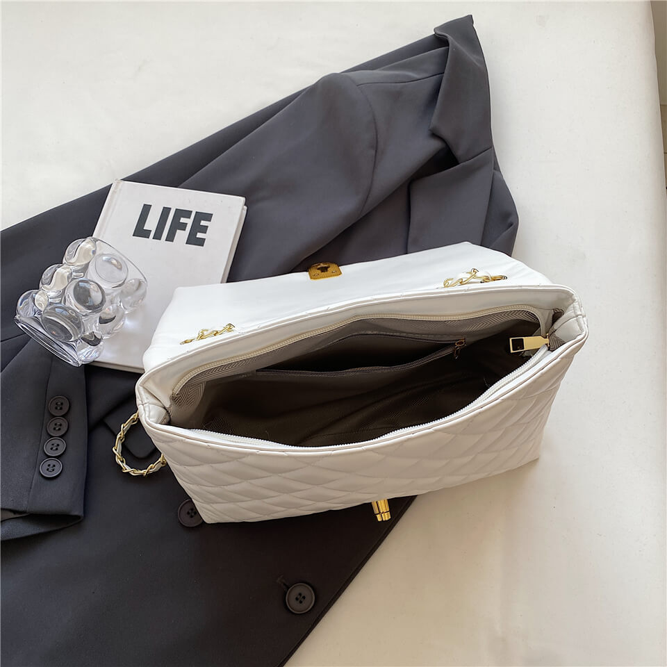 Bolsa Feminina Acolchoado Modelo Chain – Miga Sua Bolsa