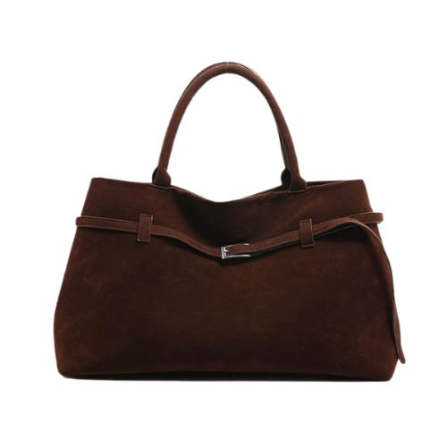 Bolsa Tote em Camurça Auriane – Miga Sua Bolsa | Elegância e Sofisticação