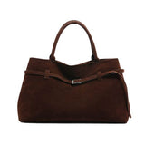 Bolsa Tote em Camurça Auriane – Miga Sua Bolsa | Elegância e Sofisticação