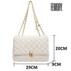 Bolsa Feminina Acolchoado Modelo Chain – Miga Sua Bolsa