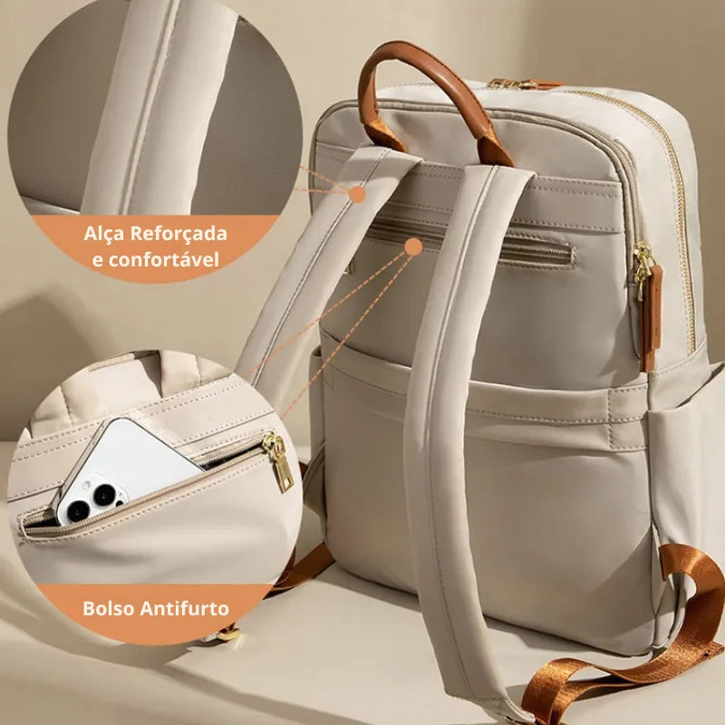 Mochila Feminina para Notebook Modelo Amanda | Miga Sua Bolsa