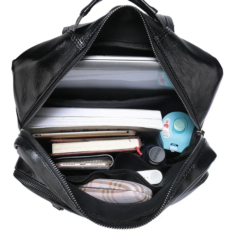 Mochila Executiva em Couro Leather