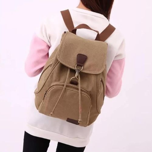 Mochila Feminina Escolar de Algodão | Miga Sua Bolsa