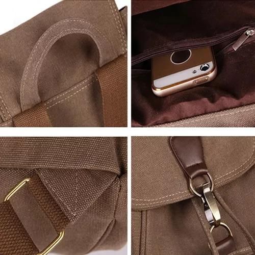 Mochila Feminina Escolar de Algodão | Miga Sua Bolsa