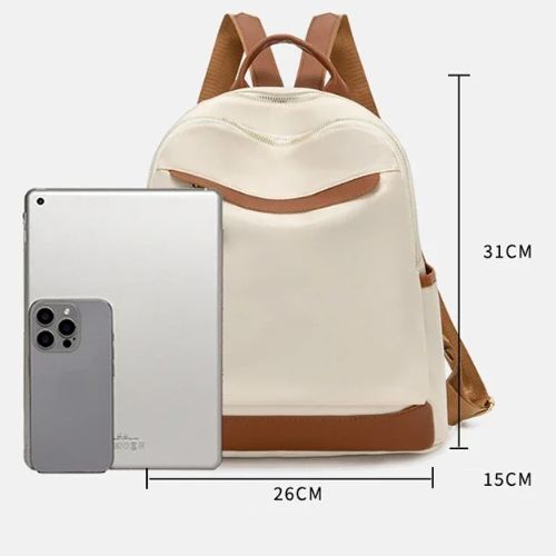 Mochila Feminina Impermeável Estudante Silver | Miga Sua Bolsa