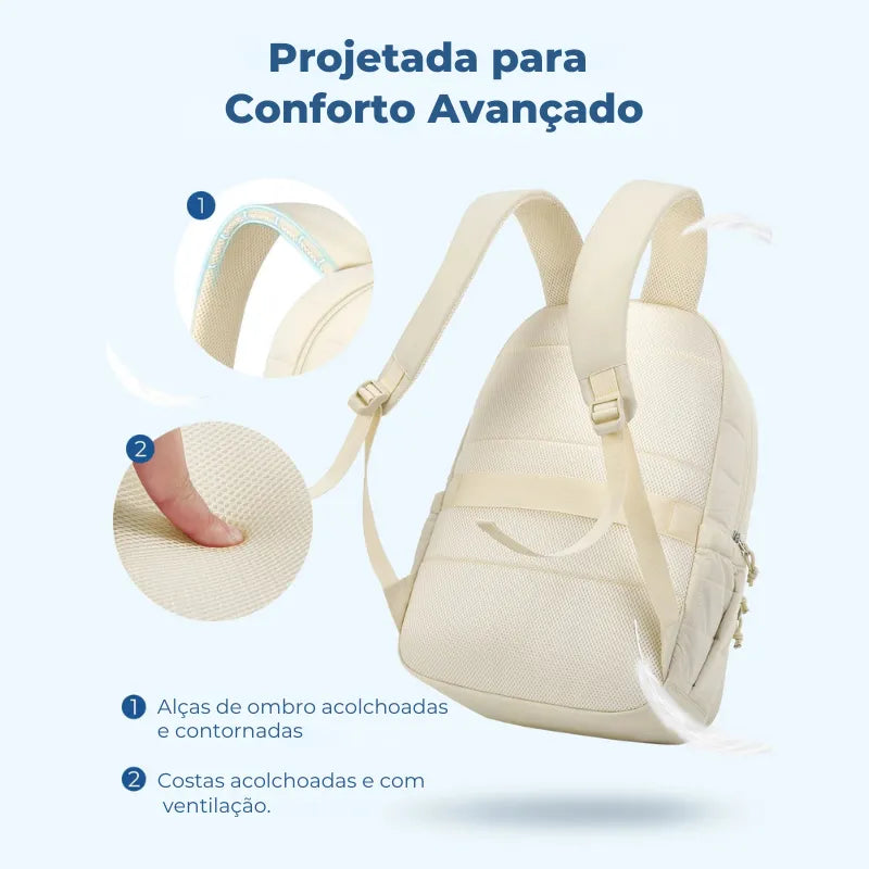 Mochila Feminina Notebook Impermeável Bagsmart | Miga Sua Bolsa