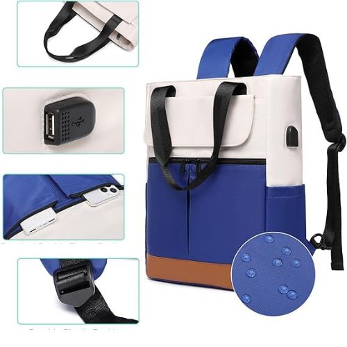 Mochila Feminina para Notebook com USB | Miga Sua Bolsa