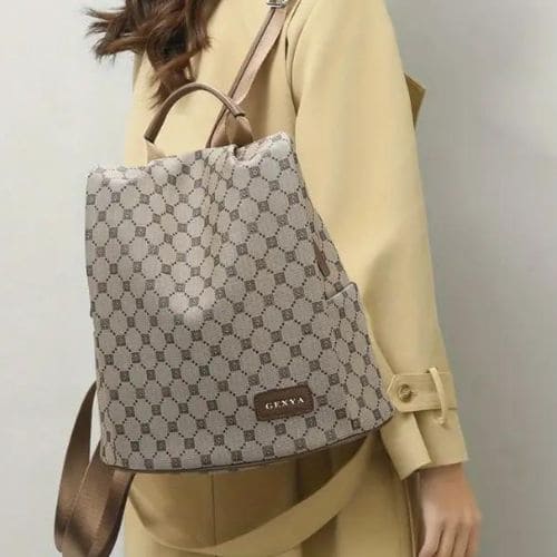 Mochila Feminina Retrô Anti-Furto | Miga Sua Bolsa