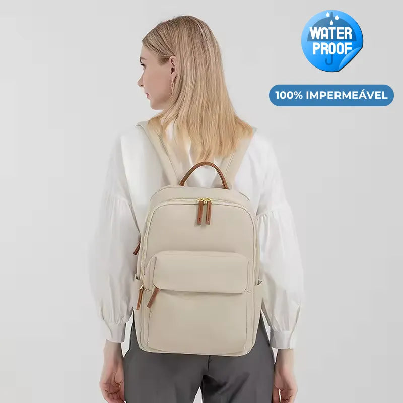 Mochila Impermeável Feminina Notebook Modelo Marcela | Miga Sua Bolsa