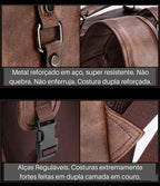Mochila de Couro Masculino Jeep para Dia-a-Dia