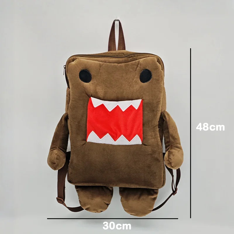 Mochila Infantil Unissex de Pelúcia Domo Kun - da Miga