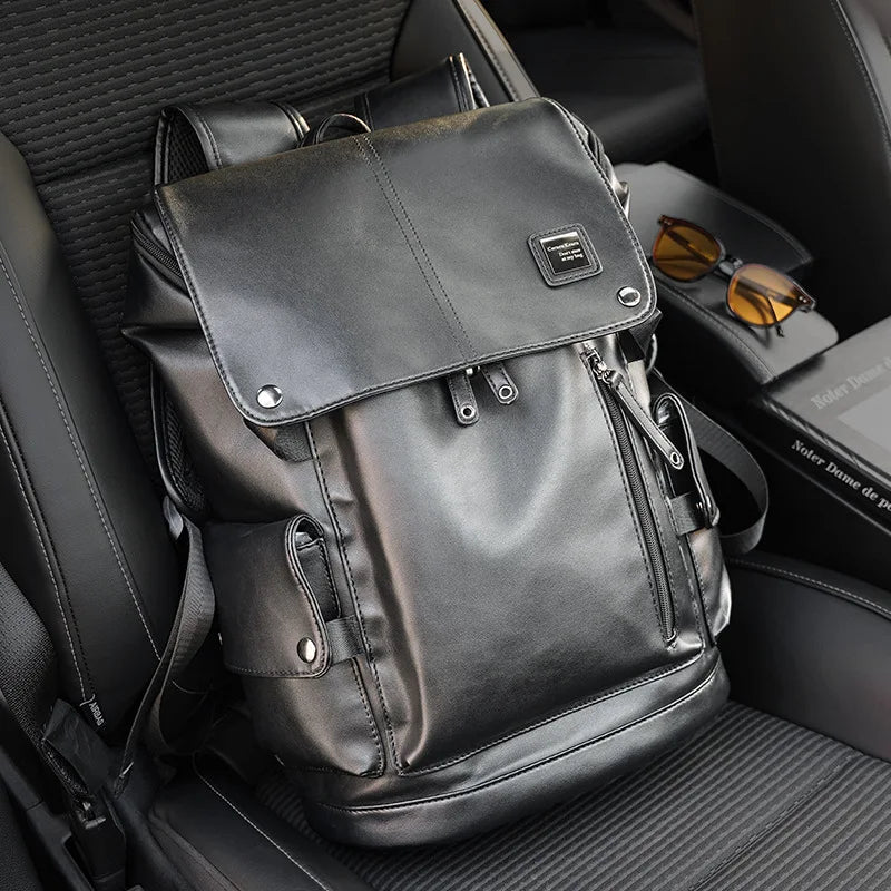 Mochila Executiva de Couro Premium + USB | Allegante Leather II