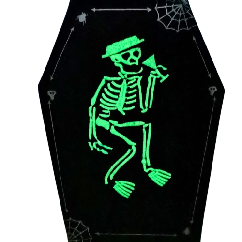 Porta Cartões Skeleton Party