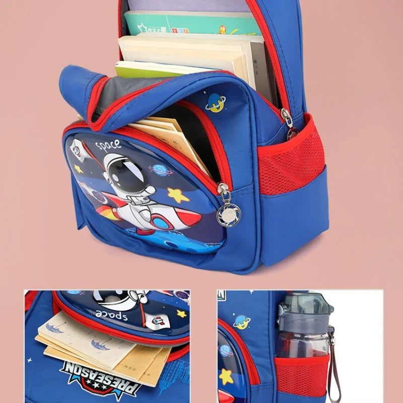 Mochila Infantil Homem-Aranha para Meninos Alças Duplas