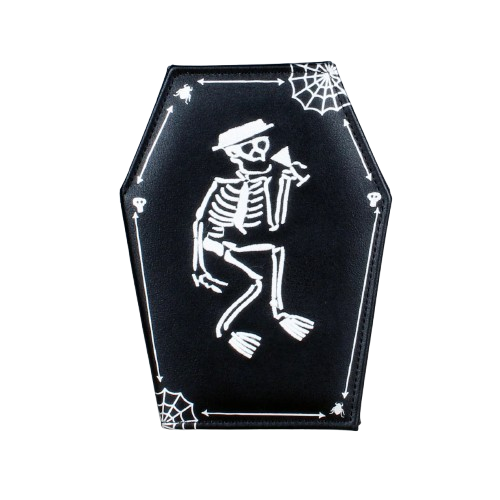 Porta Cartões Skeleton Party