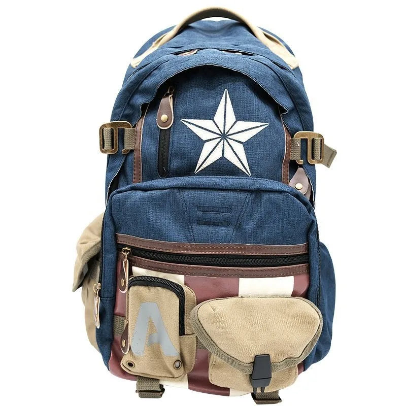 Mochila Escolar Temática do Capita América