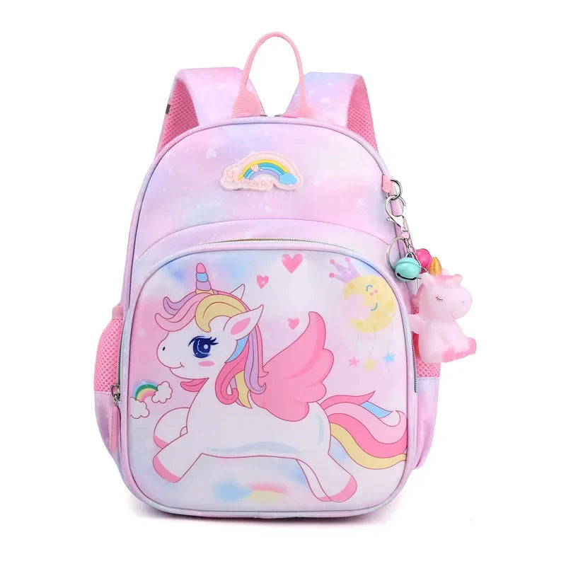 Mochila Infantil de Unicórnio Rosa