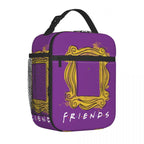 Lancheira Friends - Moldura Amarela