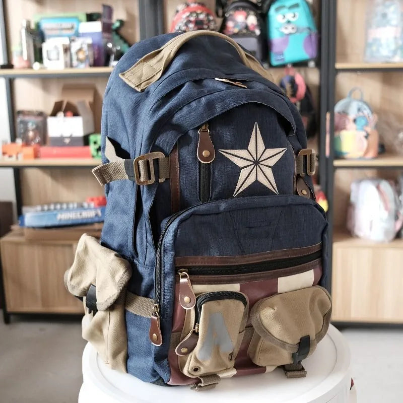 Mochila Escolar Temática do Capita América