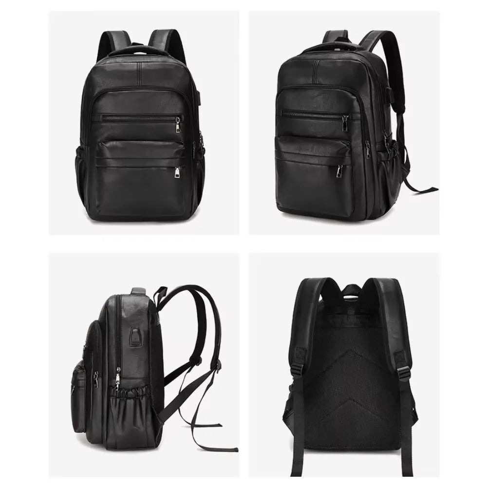 Mochila Executiva de Couro com USB | Allegante Business